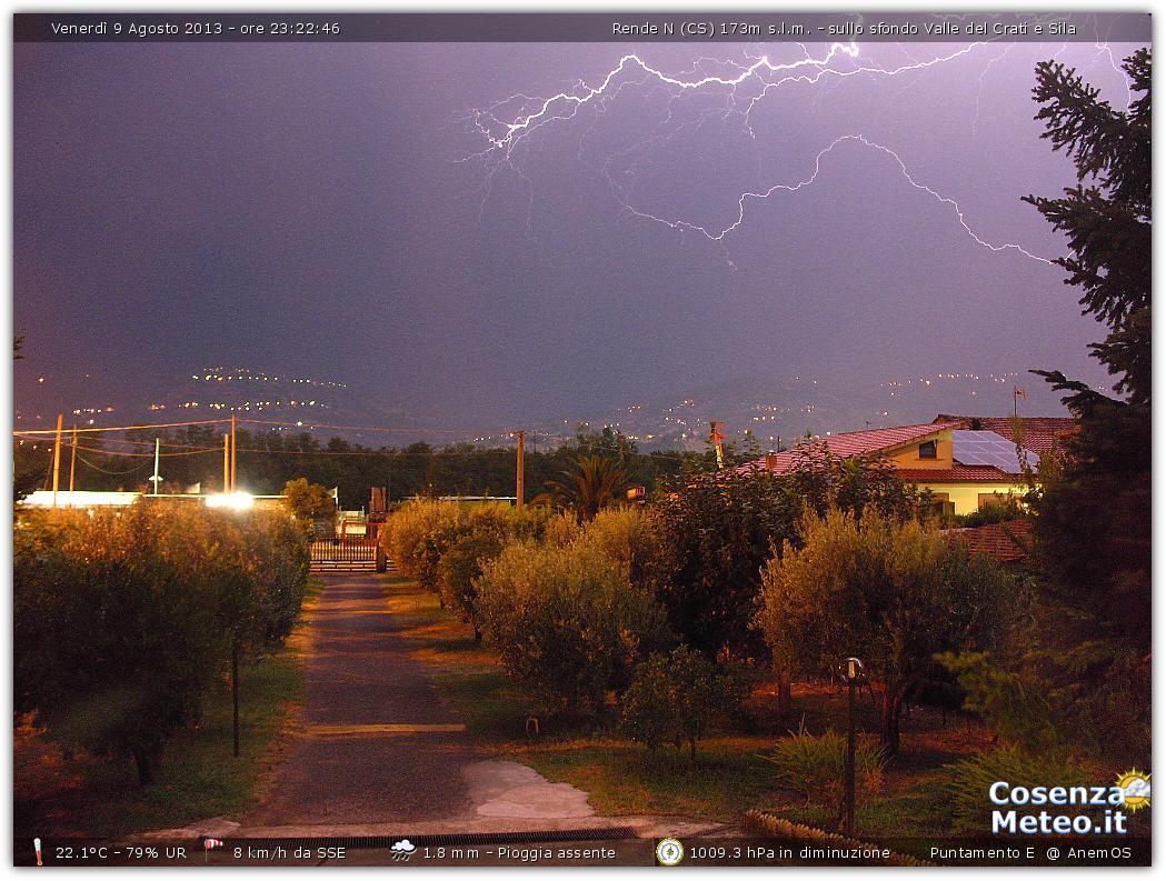 Lo Stretto interessato da un sistema multicellulare. 1 cam